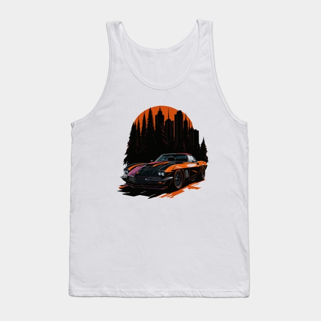 Old Corvette z06 classic Tank Top by Cruise Dresses